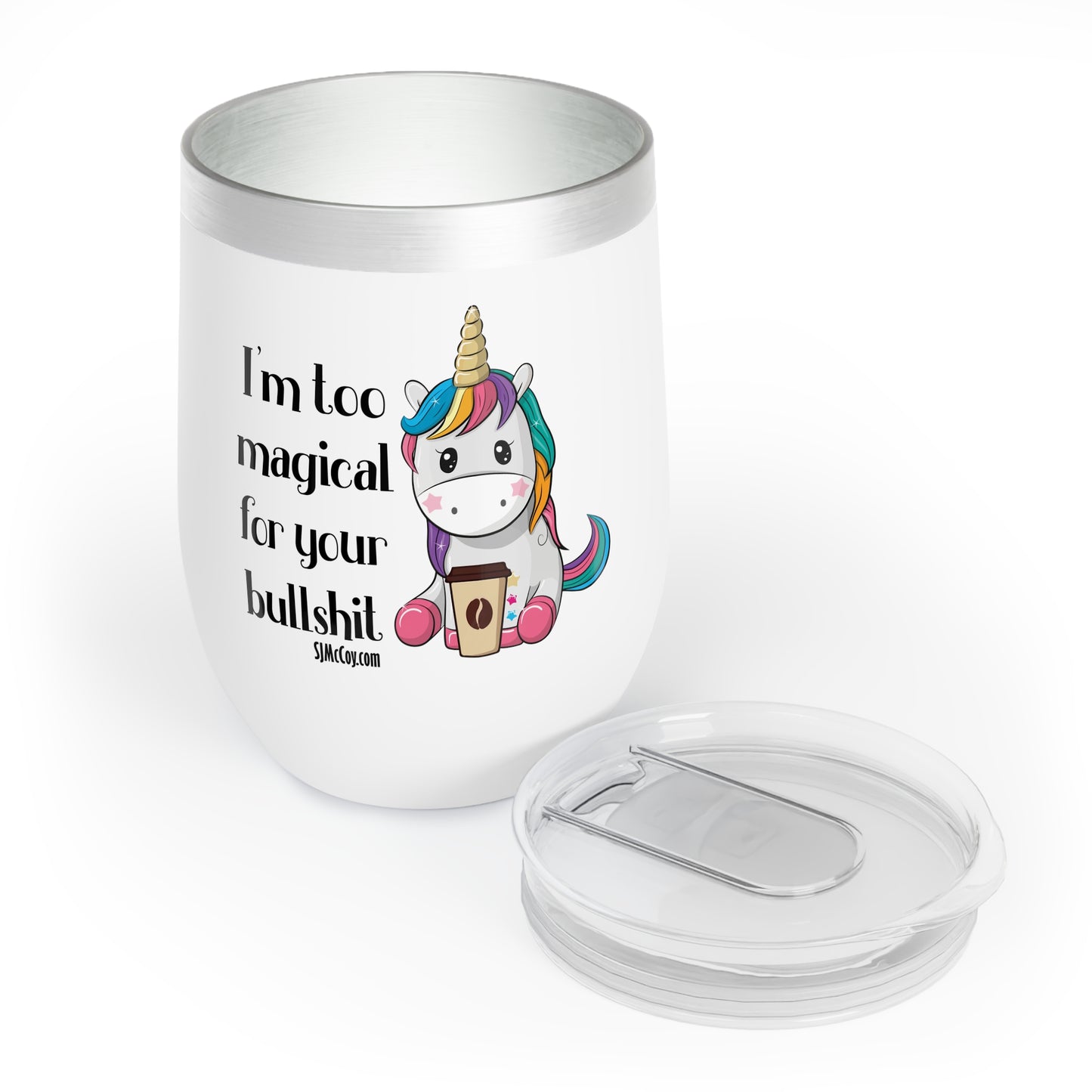 SJ McCoy Unicorn Chill Wine Tumbler