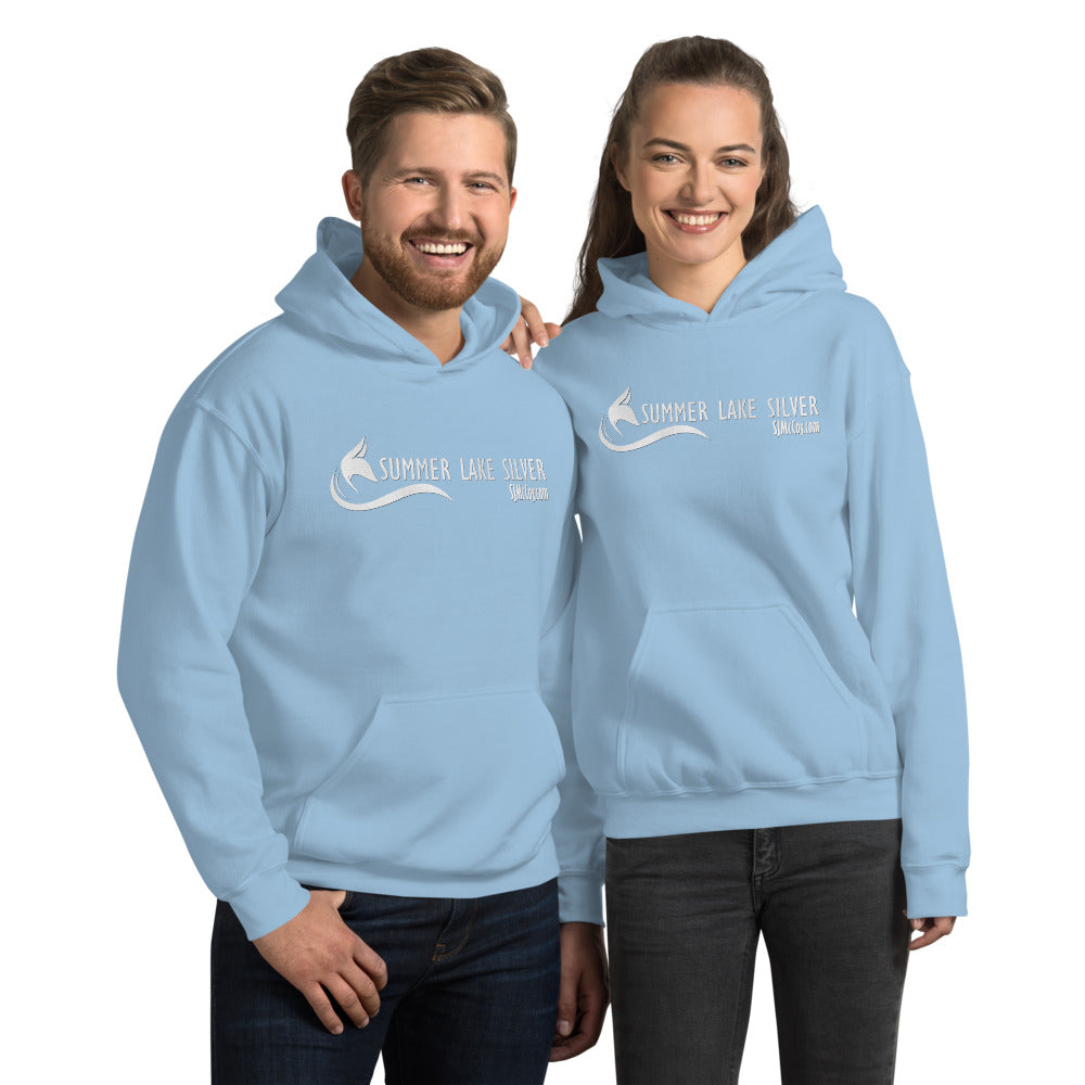 Summer Lake Silver Unisex Hoodie