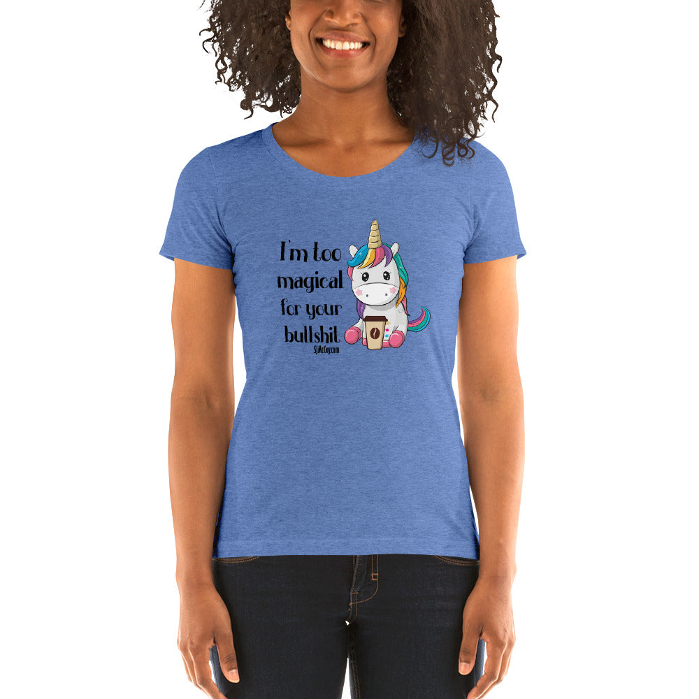Ladies' short sleeve Unicorn t-shirt