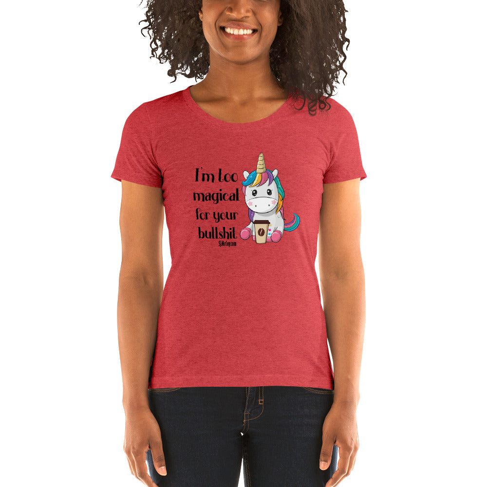 Ladies' short sleeve Unicorn t-shirt
