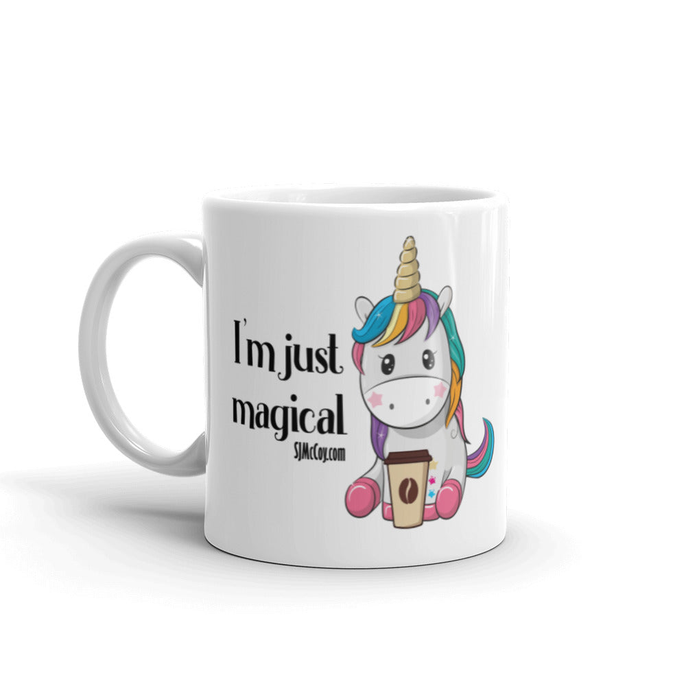 I'm Just Magical White glossy mug