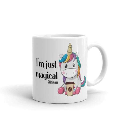 I'm Just Magical White glossy mug