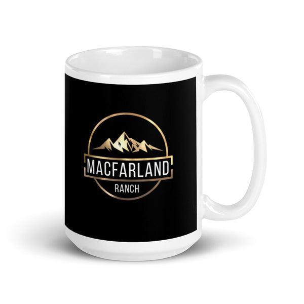 MacFarland Ranch White glossy mug